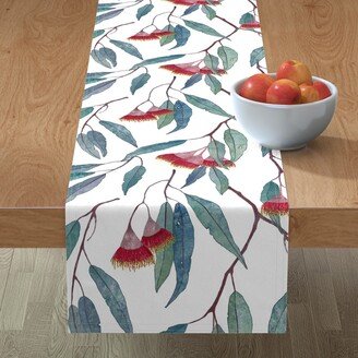 Table Runners: Eucalyptus Leaves & Flowers Table Runner, 72X16, Multicolor