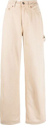 Wide-Leg High-Rise Jeans-AC