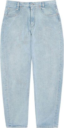 Logo-Patch Wide-Leg Jeans-AI