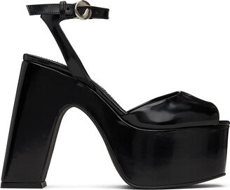 Black Bridge Platform Sandals