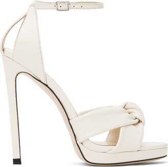 White Rosie 120 Platform Sandals