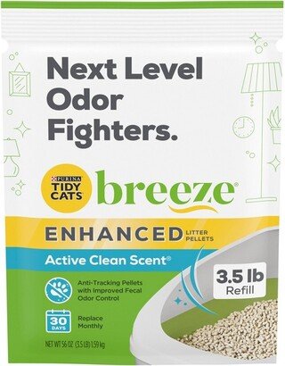 Tidy Cats Breeze Enhanced Active Clean Pellets Cat Litter - 3.5lbs