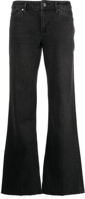 Sonja distressed wide-leg jeans