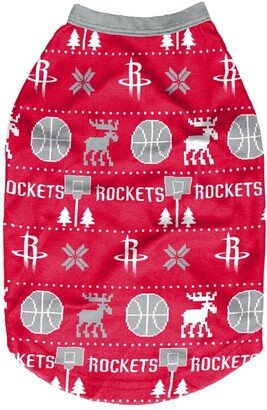 Foco Houston Rockets Printed Dog Sweater