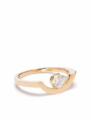 Loyal.e Paris 18kt recycled yellow gold Intrépide diamond ring