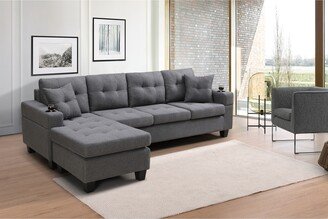 Unbrand Polyester Fabric Sectional Sofa