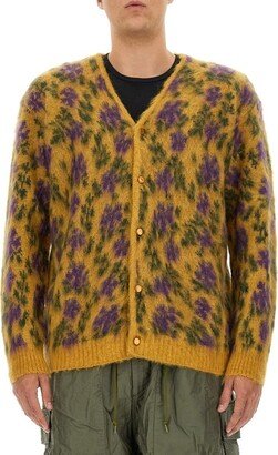 Floral Patterned Buttoned Cardigan