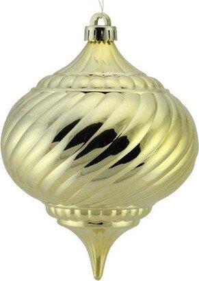 150mm Shiny Light Gold Swirl Stripe Onion