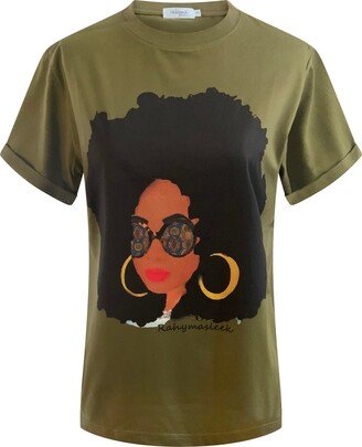 Rahyma Asante Afro T-Shirt - Green