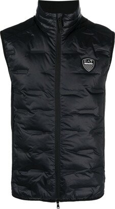 Logo-Patch Quilted Gilet-AD