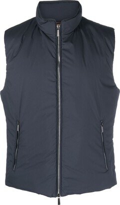 Zip-Up Padded Gilet-AA