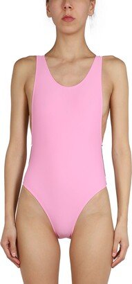 Logomania Band One Piece Swimsuit