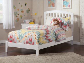 AFI Richmond Twin Platform Bed in White