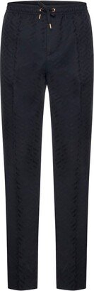 La Greca Printed Drawstring Track Pants