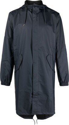 Zip-Up Hooded Raincoat-AB