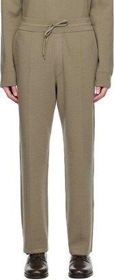 Khaki Pinched Seam Sweatpants