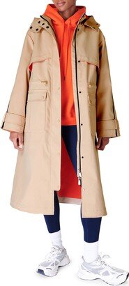 Water-Resistant Technical Trench Coat