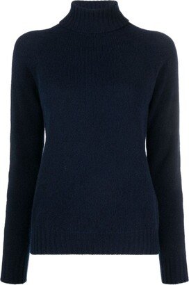 Roll-Neck Wool Jumper-CK