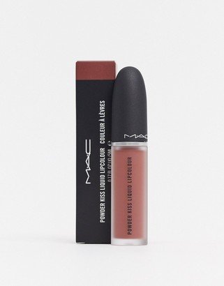 MAC Powder Kiss Liquid Lip - Over The Taupe