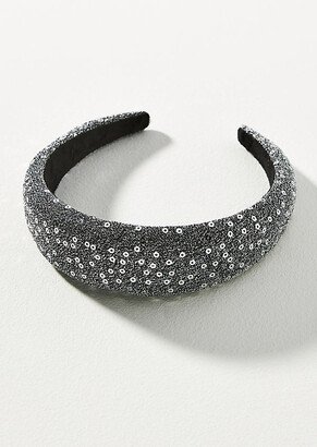 By Anthropologie Puffy Sequin Headband