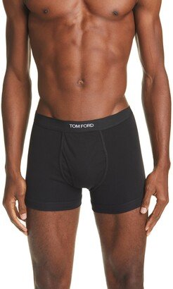 2-Pack Cotton Jersey Boxer Briefs