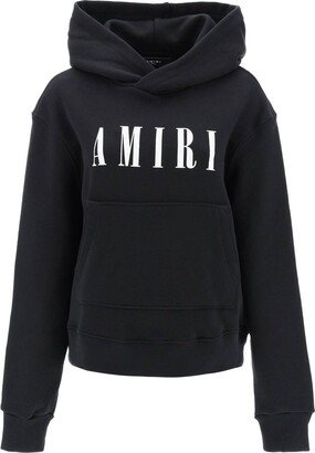 Logo Printed Hoodie-AJ