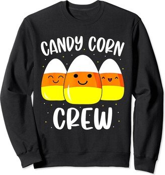 Candy Corn Crew Halloween Costume Men Women Friends Sweatshirt