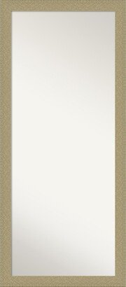 Mosaic Gold-tone Framed Floor/Leaner Full Length Mirror, 28.25