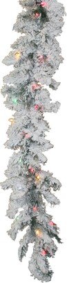 9' x 12 Flocked Alaskan Artificial Christmas Garland