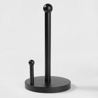 Stainless Steel Paper Towel Holder Black