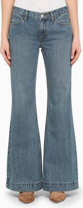 Blue flared jeans-AC