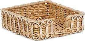 Provence Rattan Whitewash Luncheon Napkin Holder