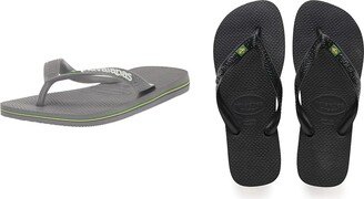 Unisex's Brasil Logo Flip-Flop