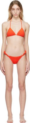 Orange Scrunchie Bikini