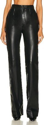 Leather Pant in Black-AD