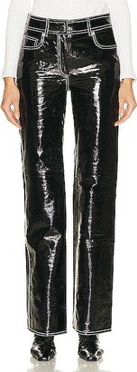 Sandy Patent Leather Pant in Black