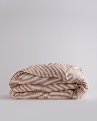 European Linen Stripe Duvet Cover