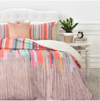 Iveta Abolina Stripe Happy Duvet Cover Set