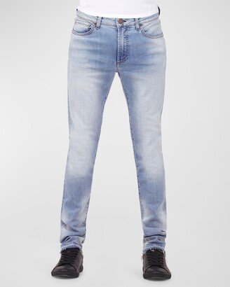 Men's Greyson Bleached Slim-Fit Jeans