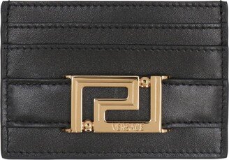 Greca Goddess Leather Card Holder