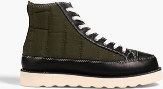 Roopa quilted shell high-top sneakers