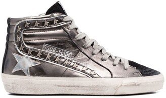 Slide high-top sneakers-AK