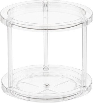 THE HOME EDIT 2-Tier Turntable Clear