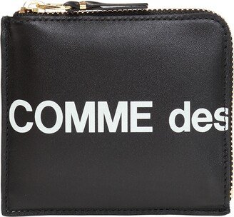 Logo-printed Wallet Unisex - Black-AB