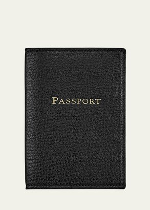 Leather Passport Holder-AD