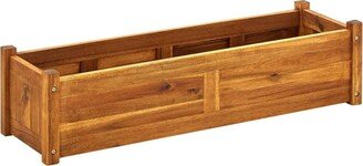 Garden Raised Bed Acacia Wood 39.4