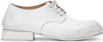 Square Toe Lace-Up Oxfords