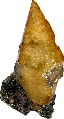 Dogtooth Calcite Stellar Beam Golden Honey Crystal Elmwood