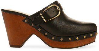 Hendrix Leather Clogs