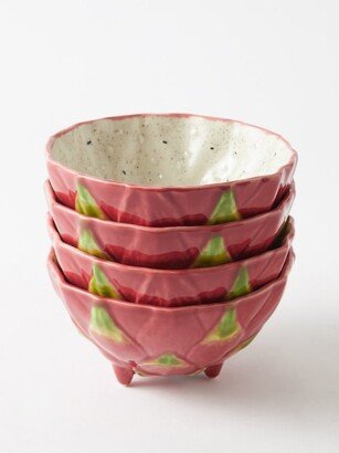 Set Of Four Pitaya Bowls